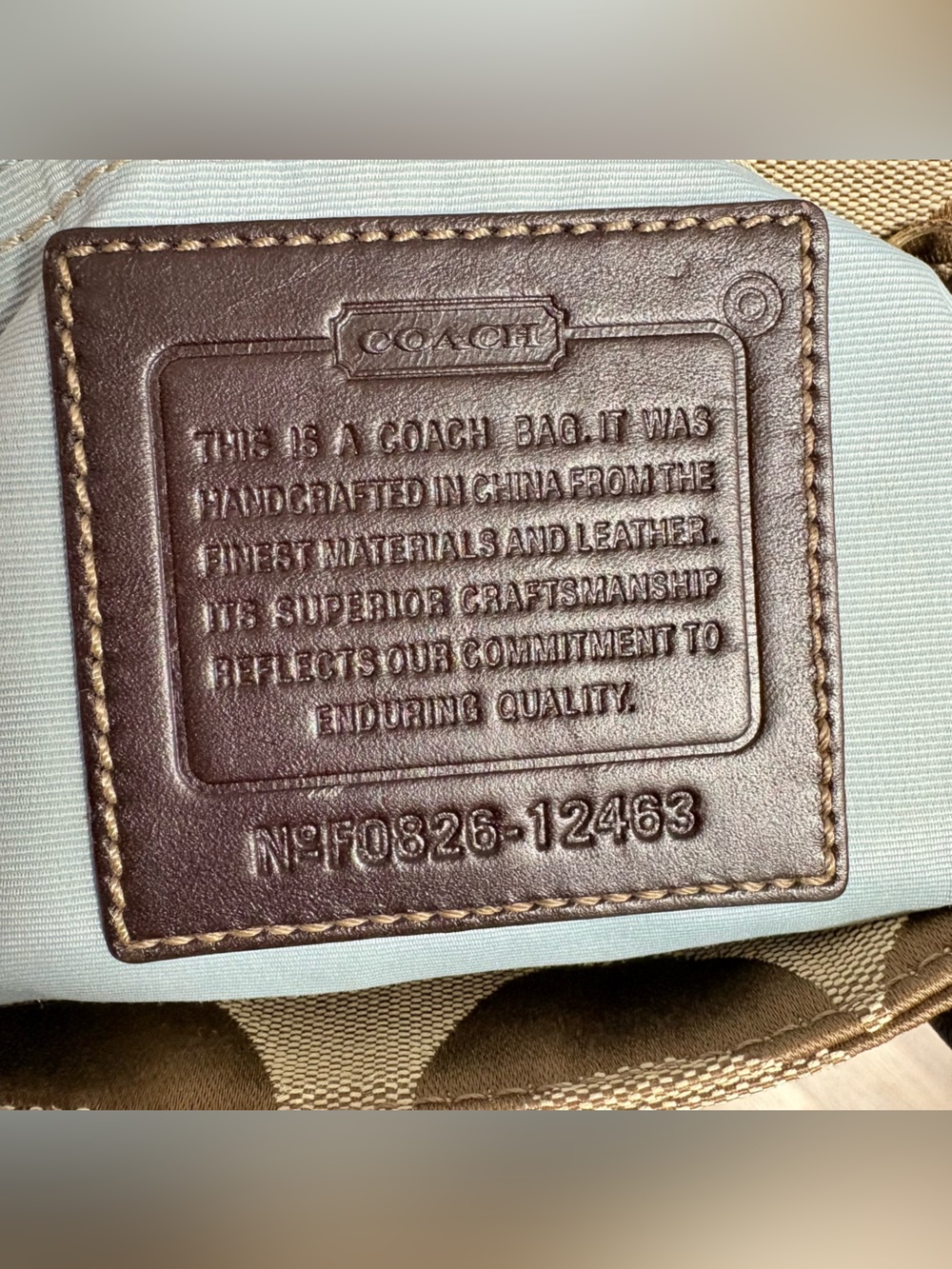 Vintage 2008 Coach Hamptons Madeline Signature Satchel (Style 12463) – Excellent - Picture 2 of 16